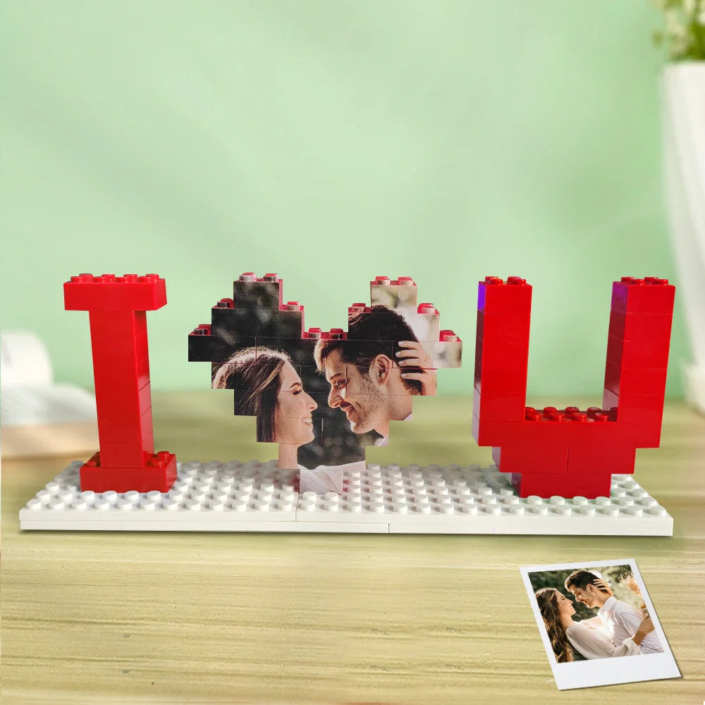 50%OFF⭐️Personalised Brick Puzzles Photo Block Gifts for Lovers