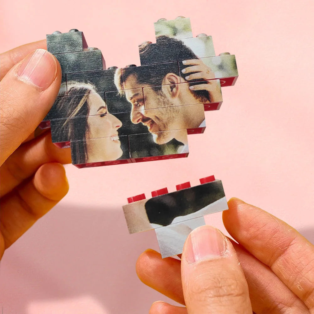 50%OFF⭐️Personalised Brick Puzzles Photo Block Gifts for Lovers