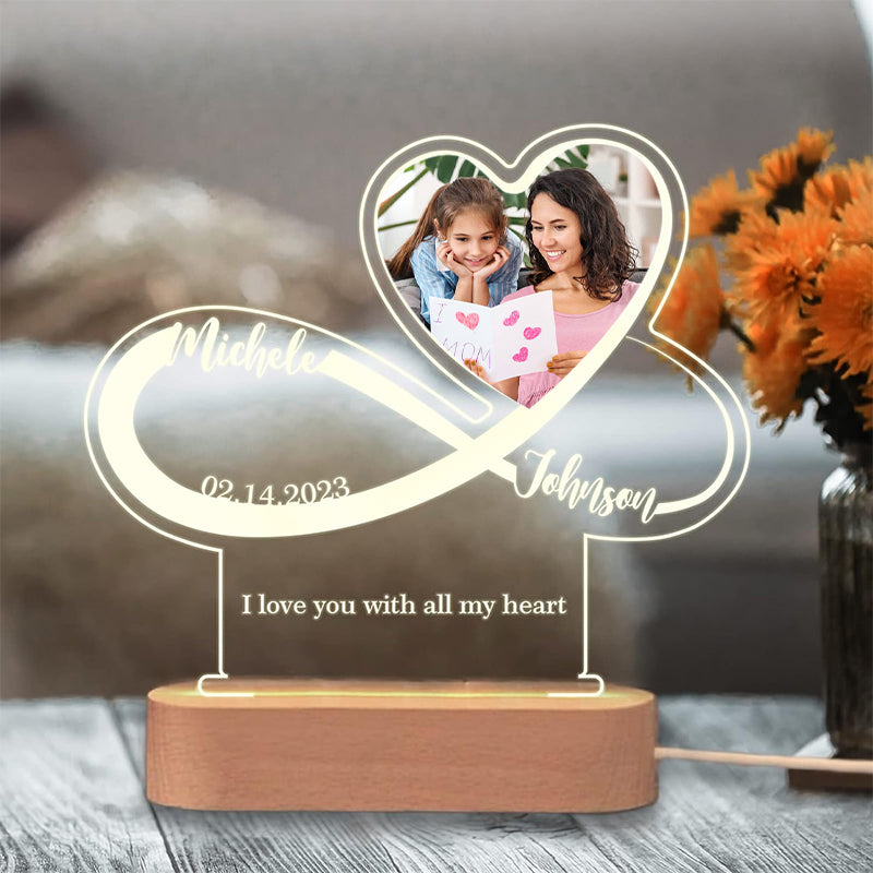 Personalized Love Lamp Gift for Mom