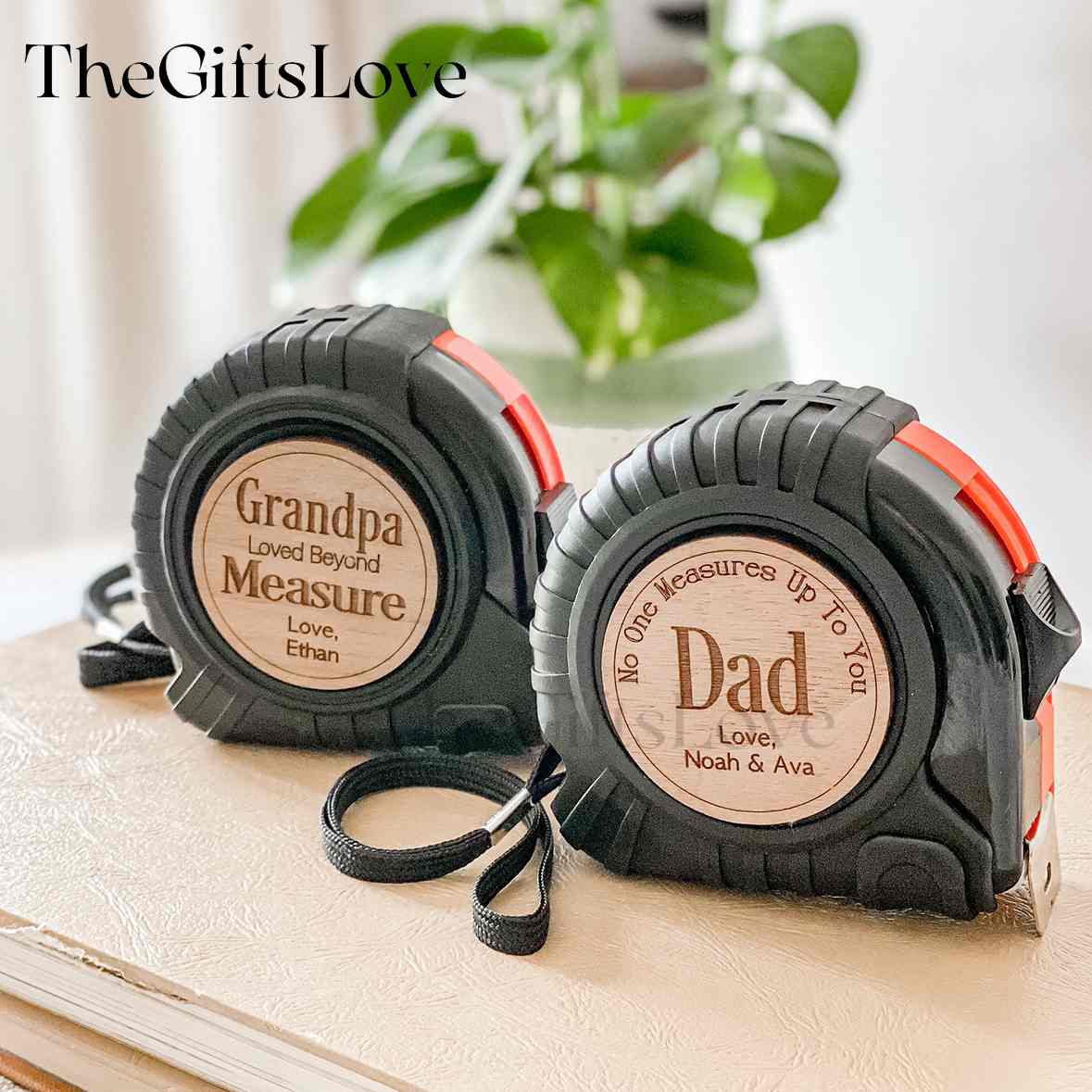 No One Measures Up Personalized Tape Measure Hammer Set - Best Gift For Father's Day