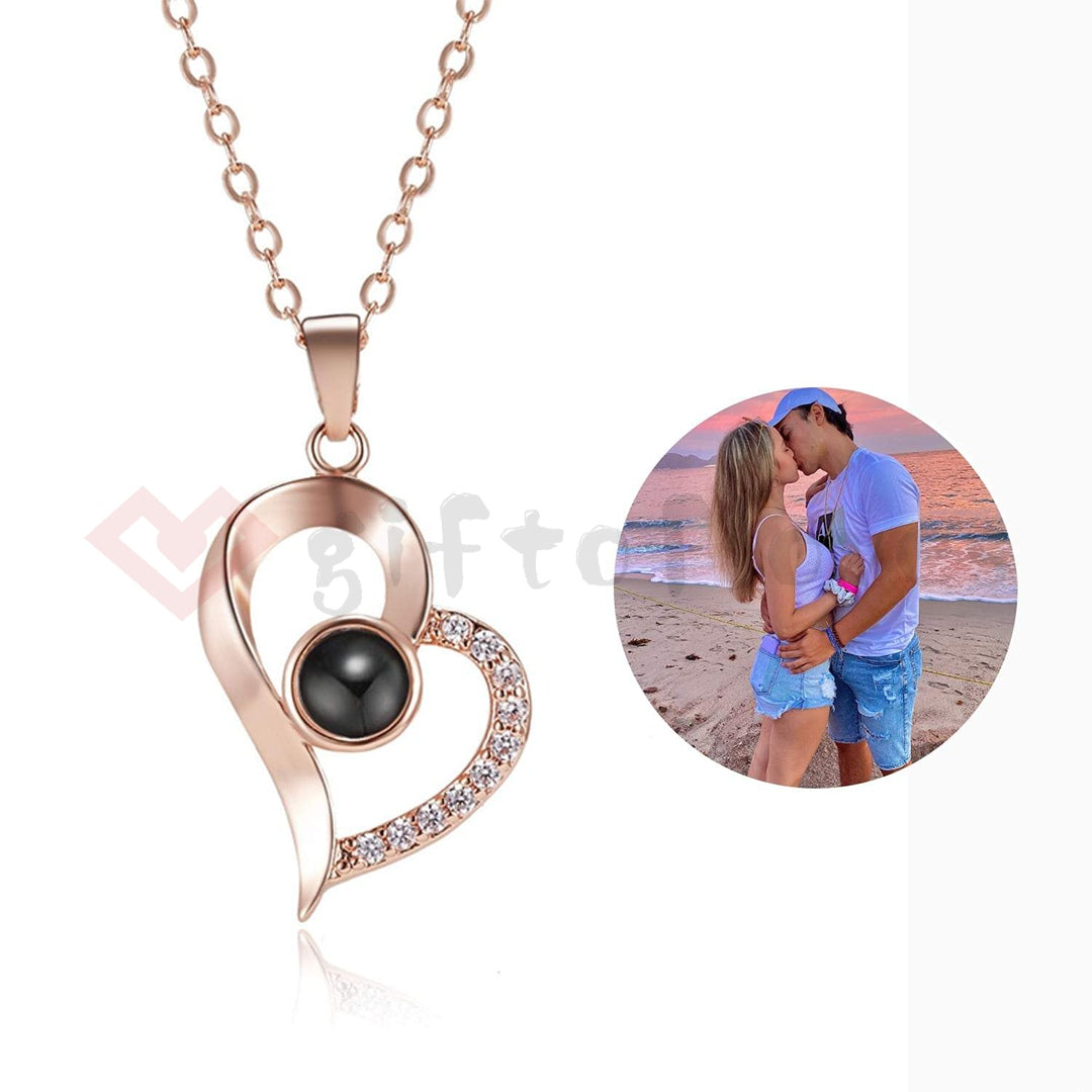 Giftofloves™ Personalized Photo Necklace/Bracelet/Keychain