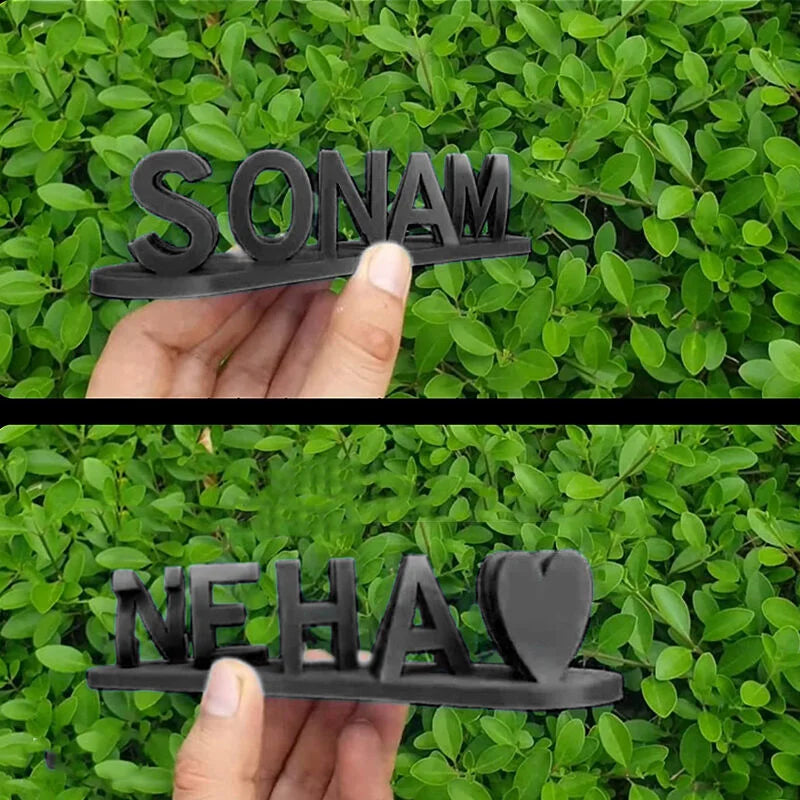 Dual Name Illusion Love 3D Printed as Sweet Gifts