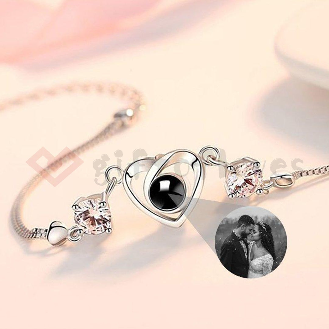 Giftofloves™ Personalized Photo Necklace/Bracelet/Keychain