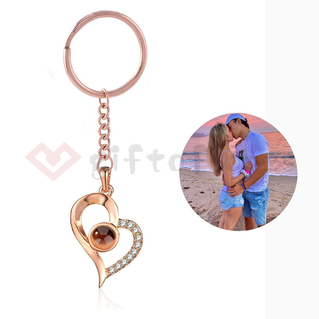 Giftofloves™ Personalized Photo Necklace/Bracelet/Keychain