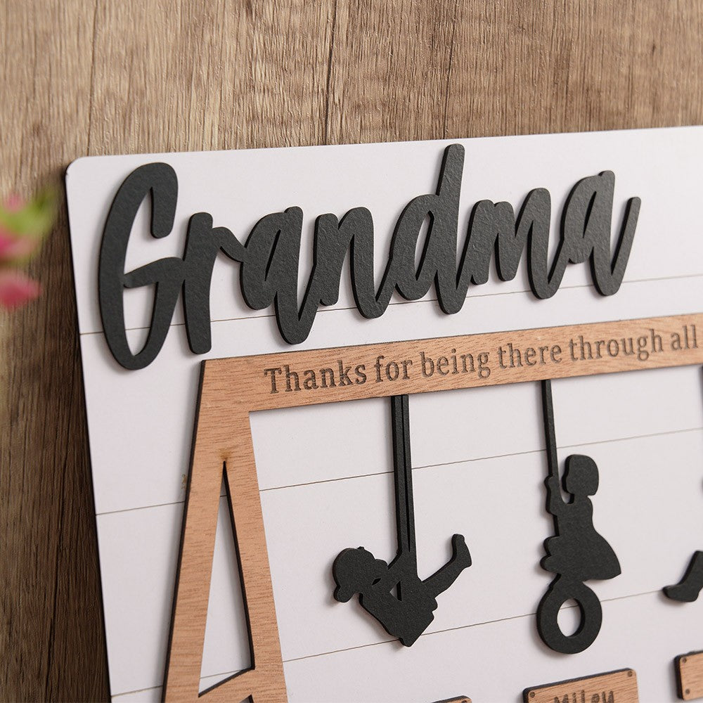 Personalized Swing Set Sign For Mother’s Day Gift