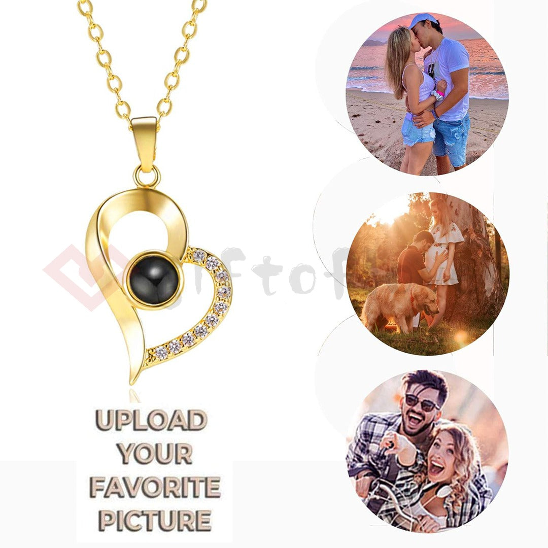 Giftofloves™ Personalized Photo Necklace/Bracelet/Keychain