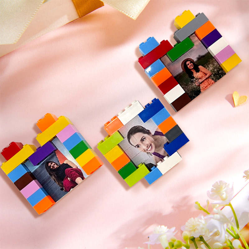 50%OFF⭐️Personalised Brick Puzzles Photo Block Gifts for Mom or Lovers