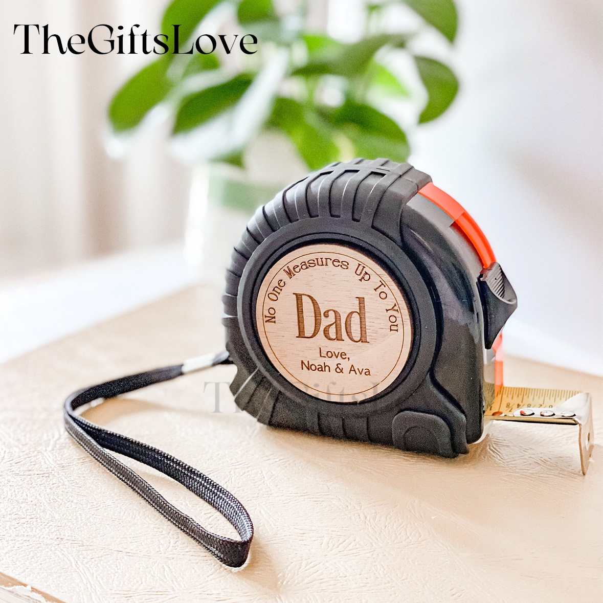 No One Measures Up Personalized Tape Measure Hammer Set - Best Gift For Father's Day