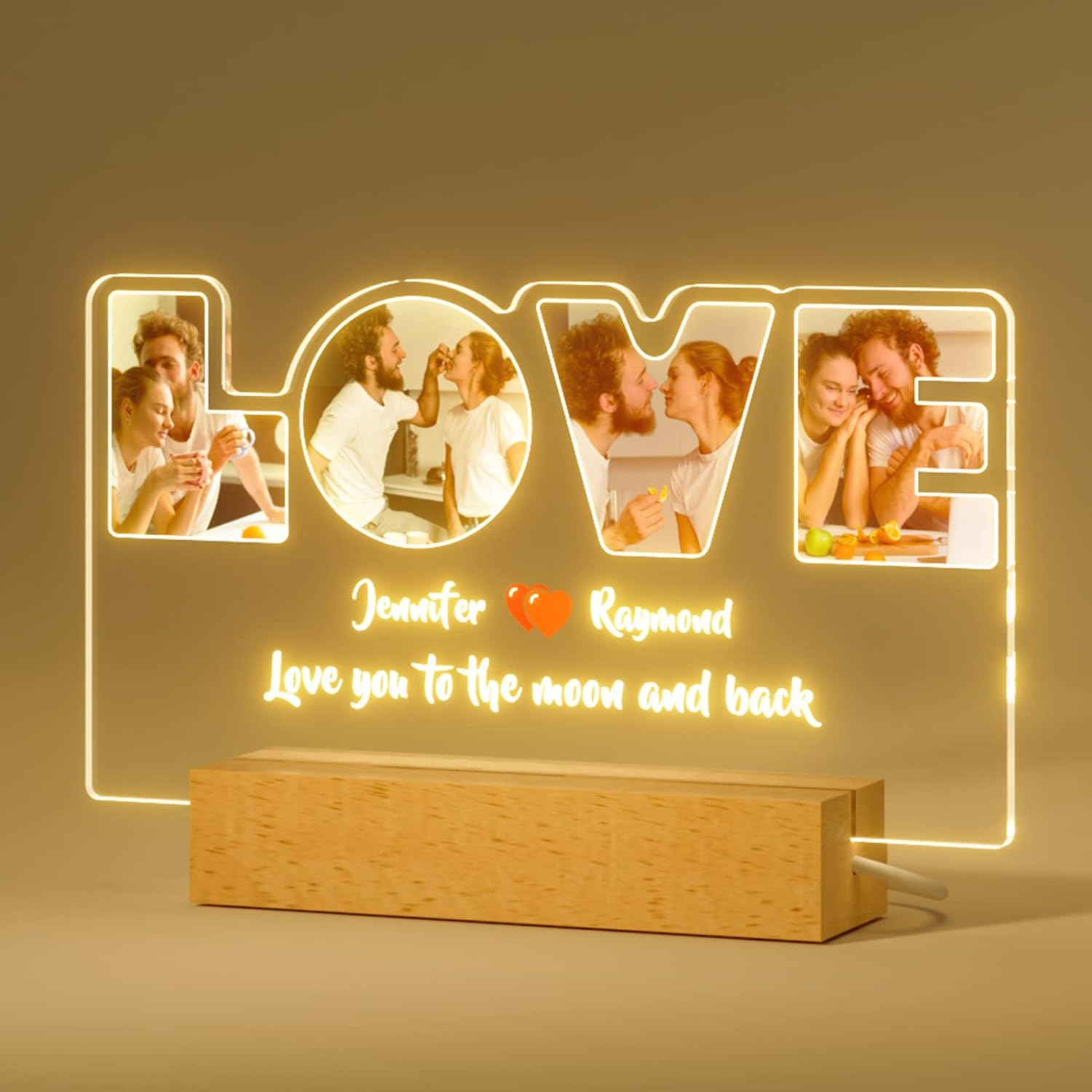 Personalized Love Lamp Gift