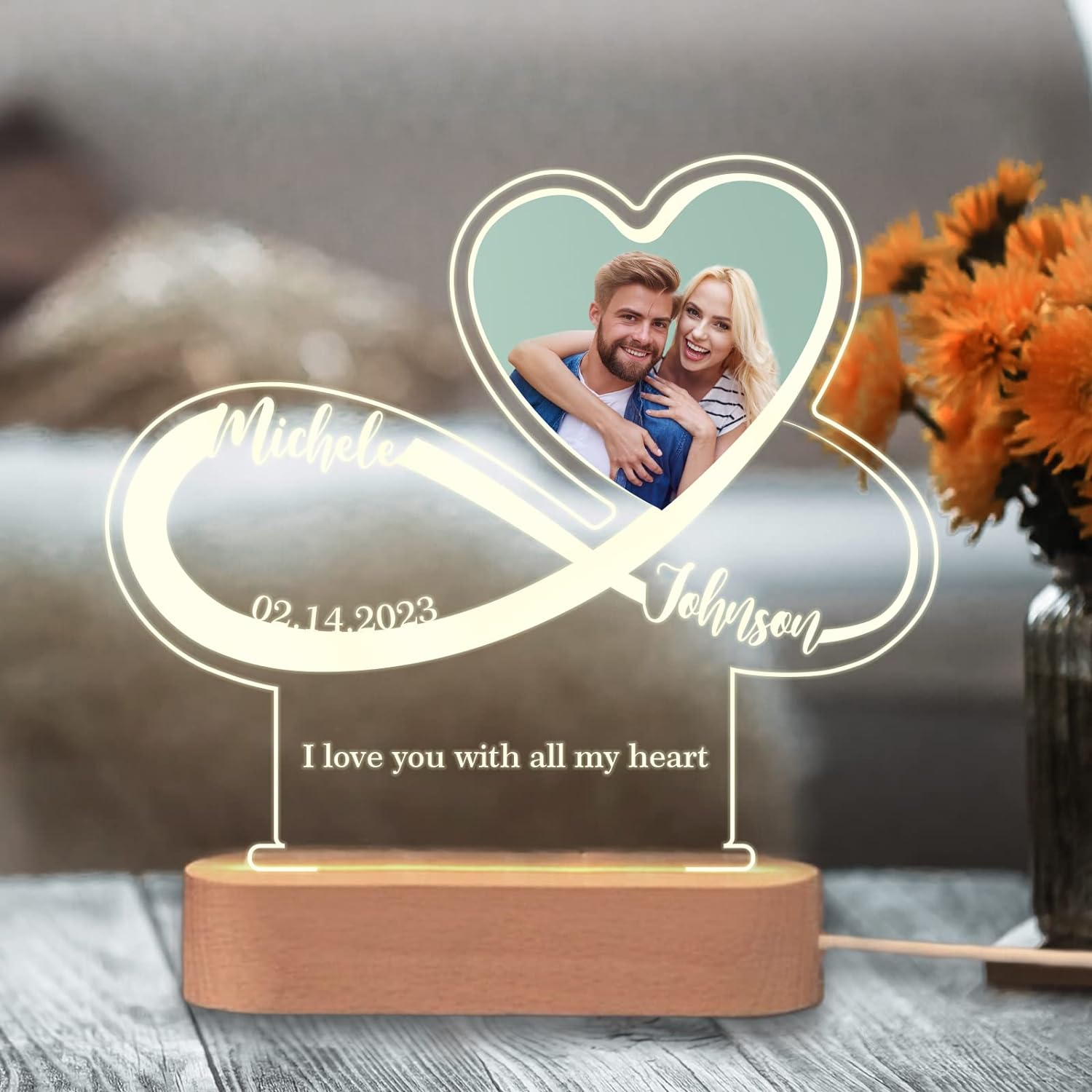 Personalized Love Lamp Gift