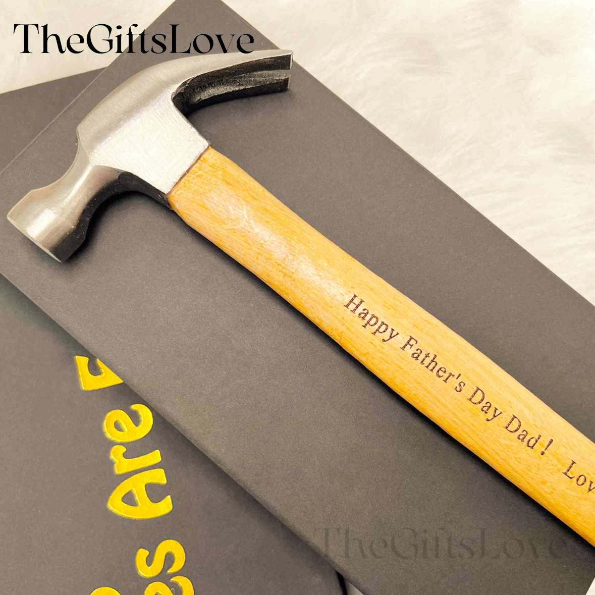 No One Measures Up Personalized Tape Measure Hammer Set - Best Gift For Father's Day