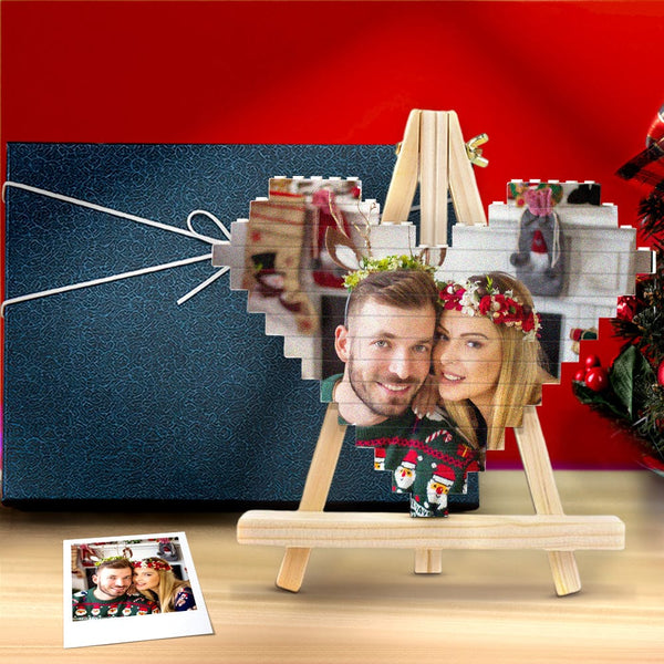 50%OFF⭐️Personalised Brick Puzzles Photo Block Gifts for Lovers