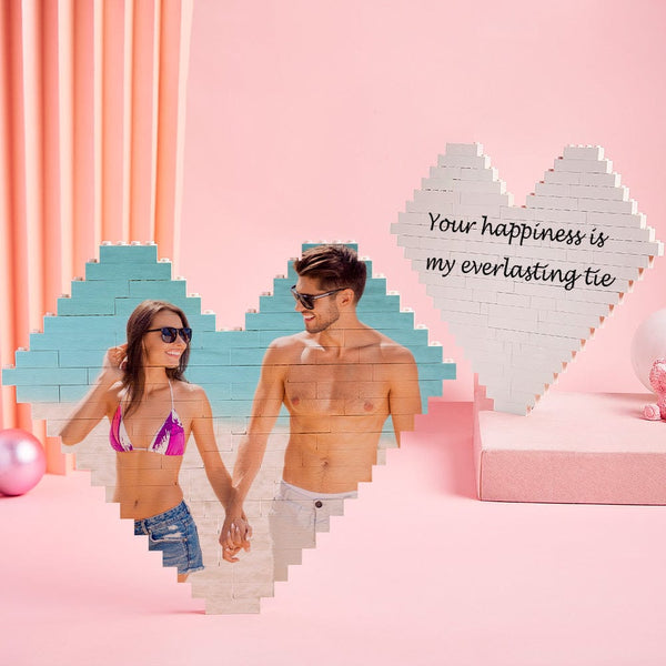 50%OFF⭐️Personalised Brick Puzzles Photo Block Gifts for Lovers