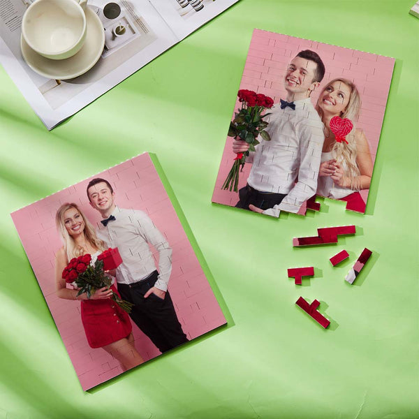 50%OFF⭐️Personalised Brick Puzzles Photo Block Gifts for Lovers