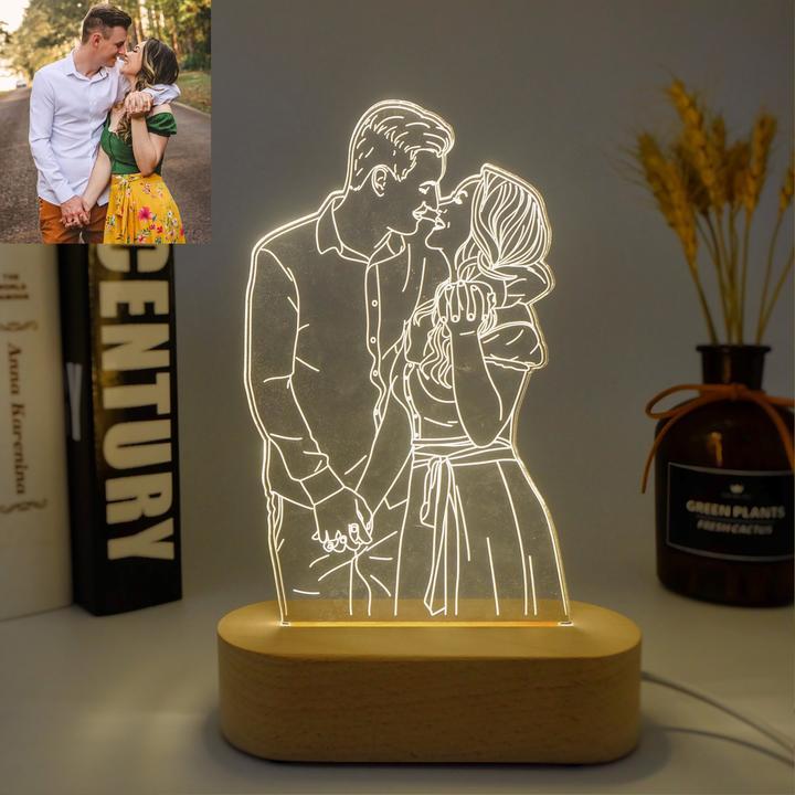 Personalized Love Lamp Gift for Mom