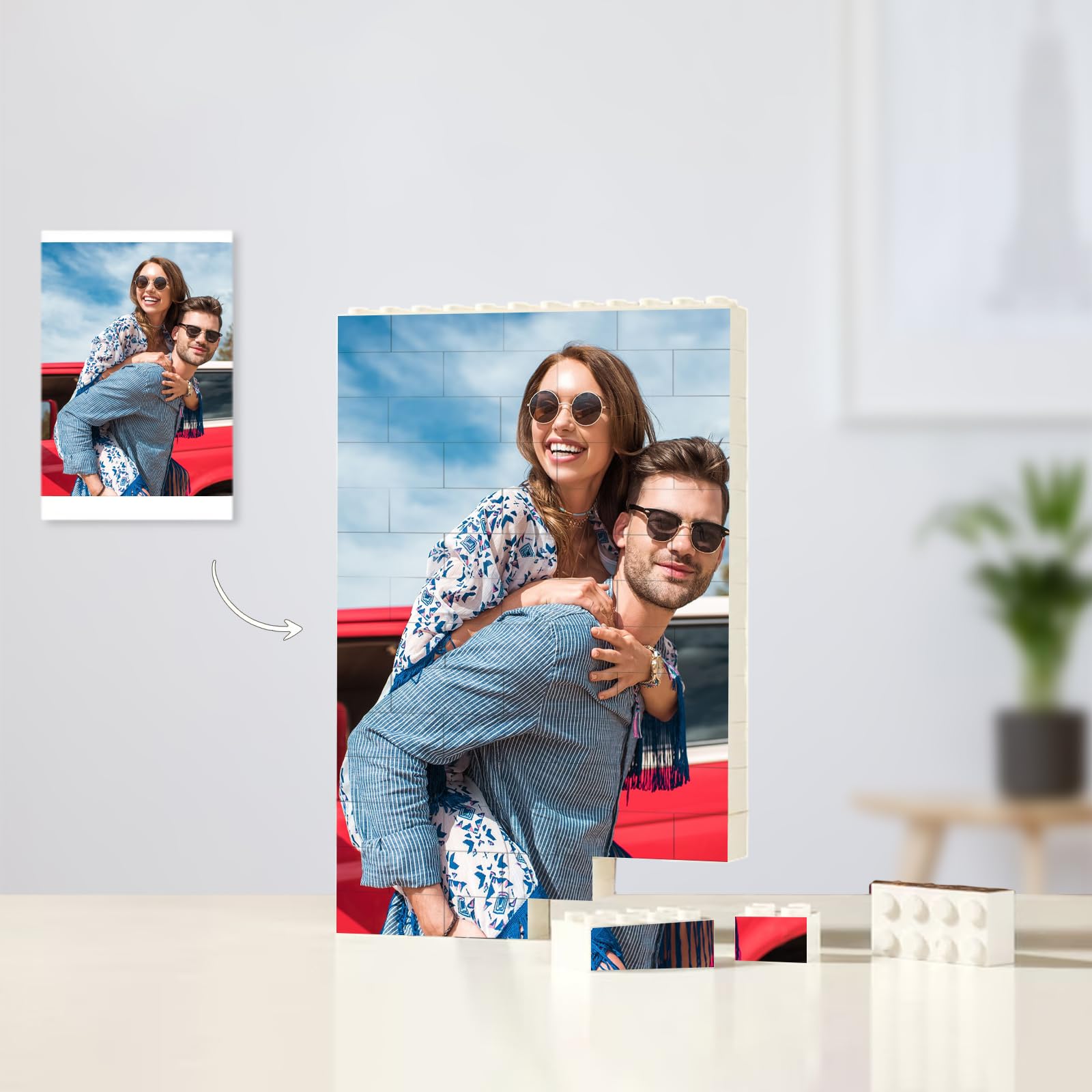 Giftofloves™ 50%OFF⭐️Personalised Brick Puzzles Photo Block Gifts for Lovers