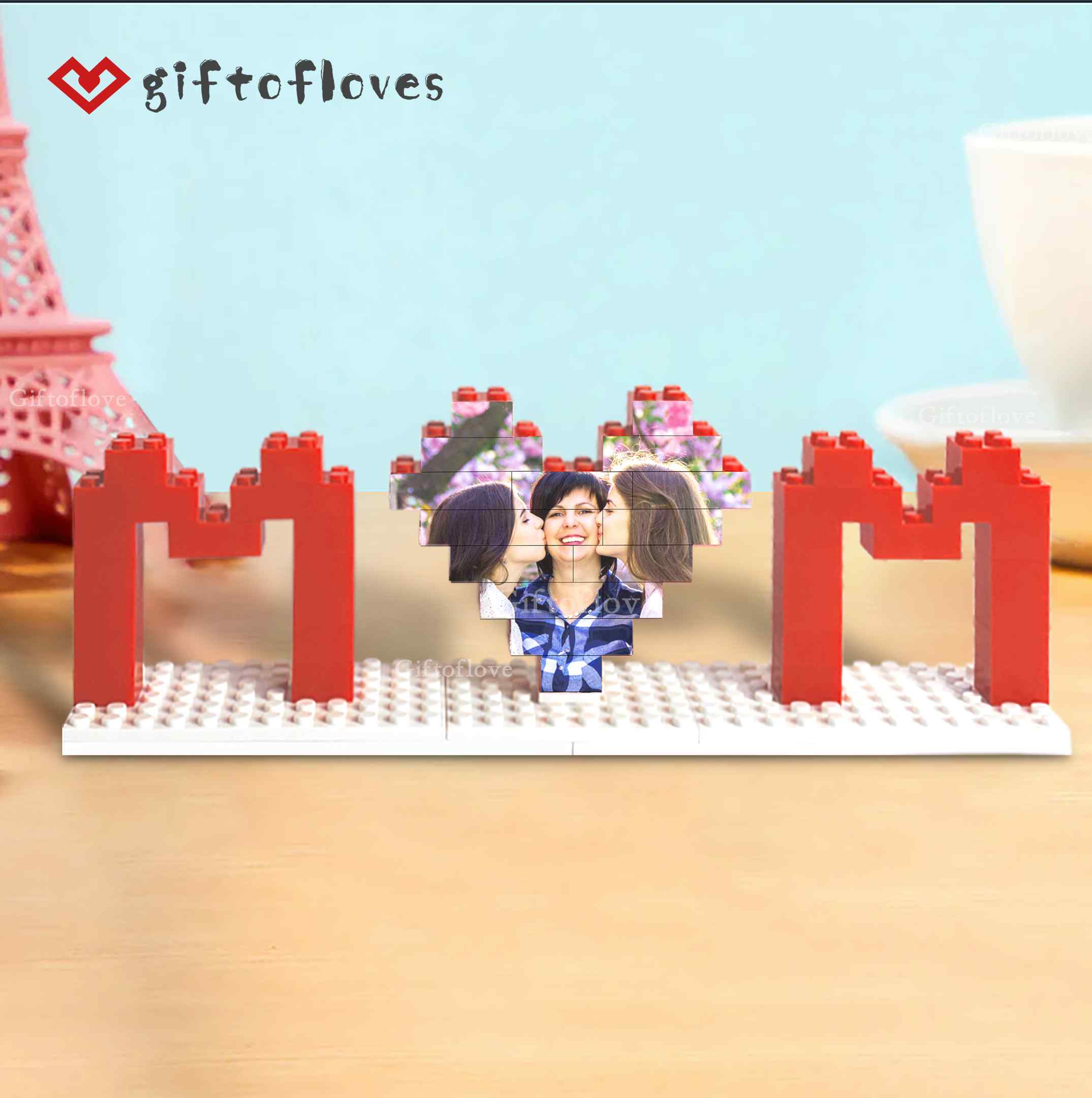 50%OFF⭐️Personalised Brick Puzzles Photo Block Gifts for Mom or Lovers