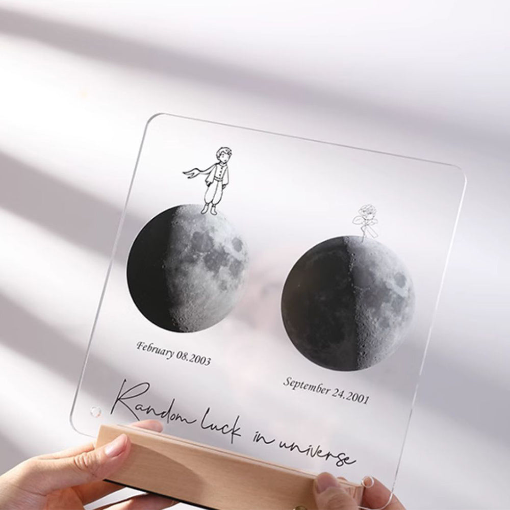 50%OFF🌔Personalized Moon Phases Handwritable LED Lamp