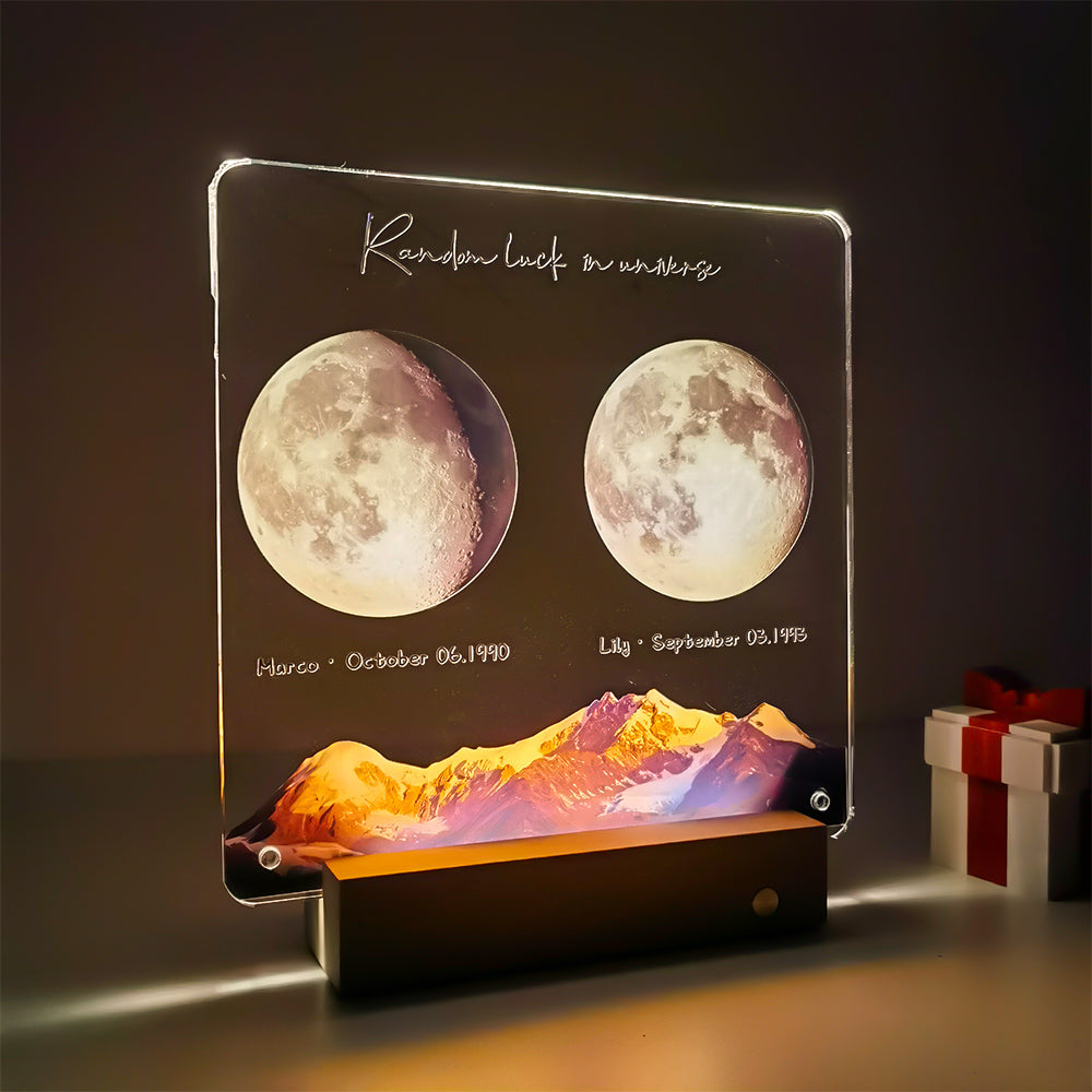 50%OFF🌔Personalized Moon Phases Handwritable LED Lamp