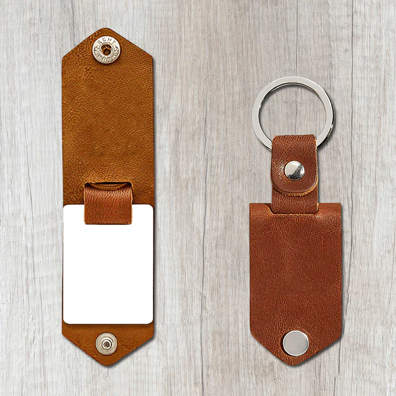 Giftofloves™ Drive Safe My love Custom Leather Keychain Best Gift