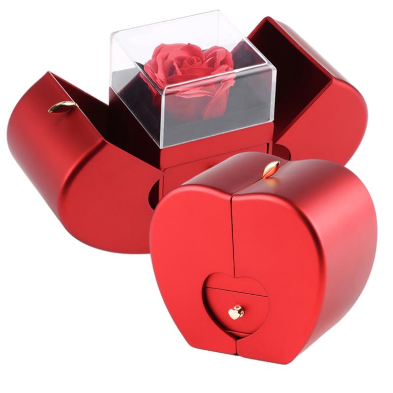 Giftofloves™ Apple Rose Necklace Box - Special Gift