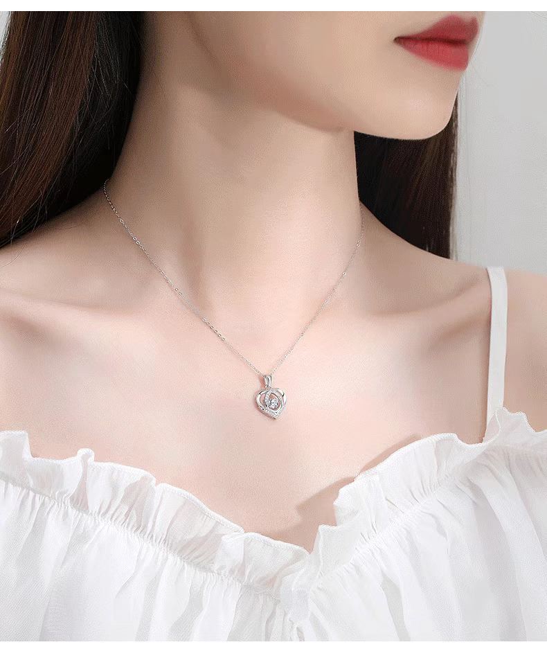 Giftofloves™ Valentine'S Day Gift - Beating Heart Crystal Necklace