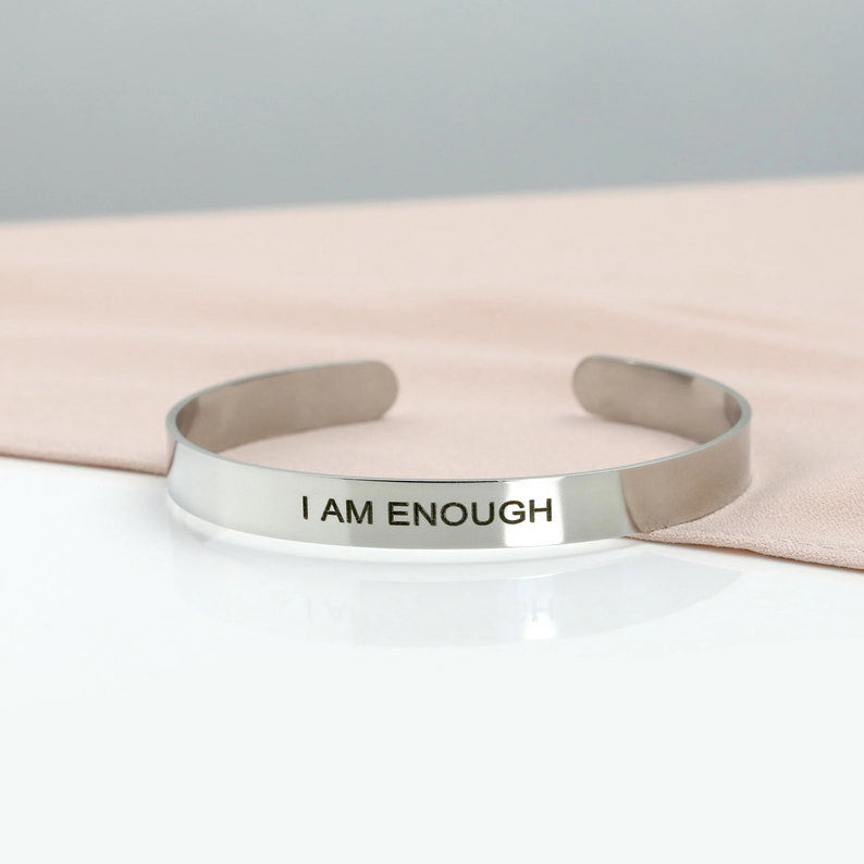 Personalized Engraved Ring Bracelet Adjustable