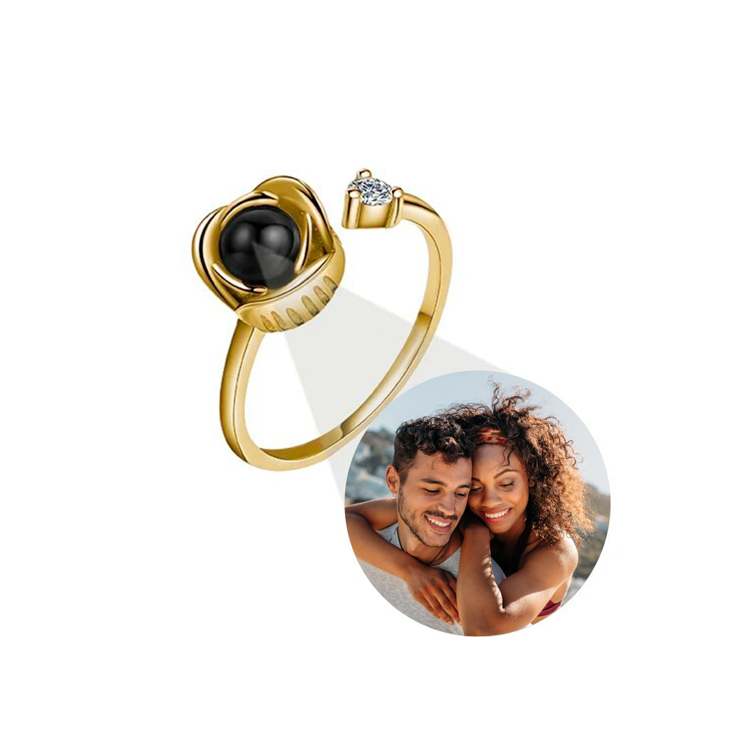 Giftofloves™ Personalized Photo Ring - To my loved Ones