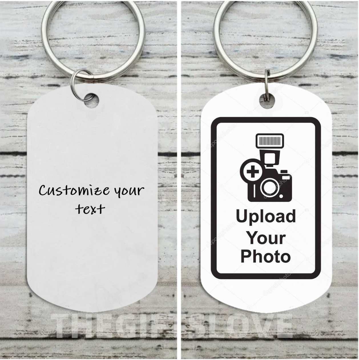 Giftofloves™ Personalized Photo Keychain - Best Gift for Your Loved Ones