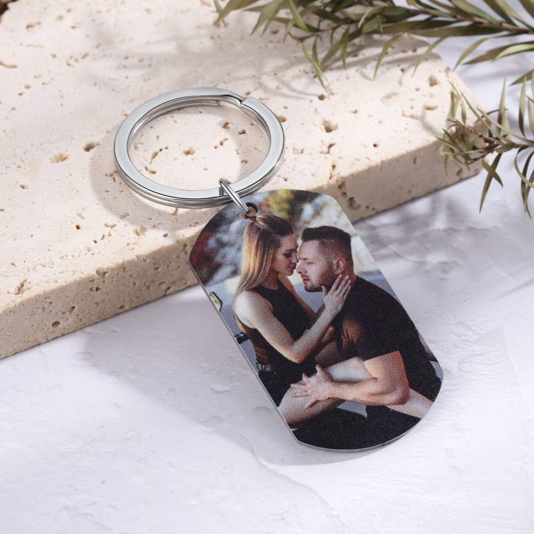 Giftofloves™ Personalized Photo Keychain - Best Gift for Your Loved Ones