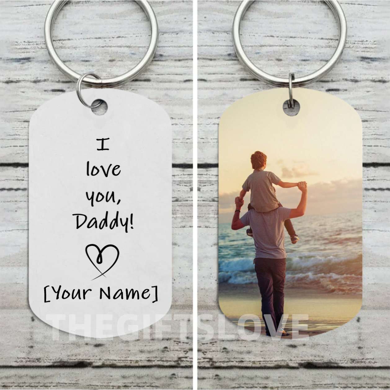 Giftofloves™ Personalized Photo Keychain - Best Gift for Your Loved Ones