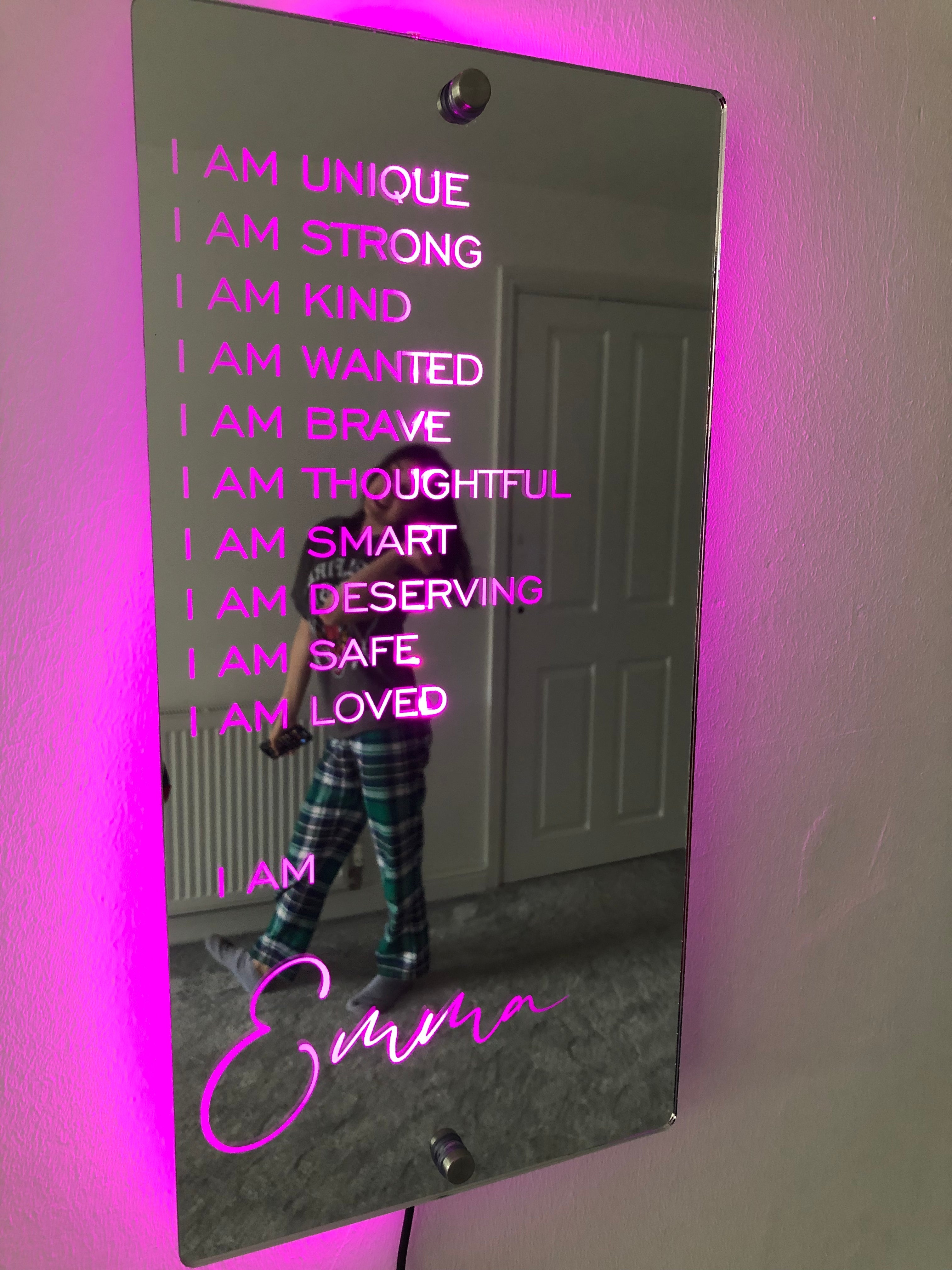 Giftofloves™ Affirmations Mirror - I Am Mirror