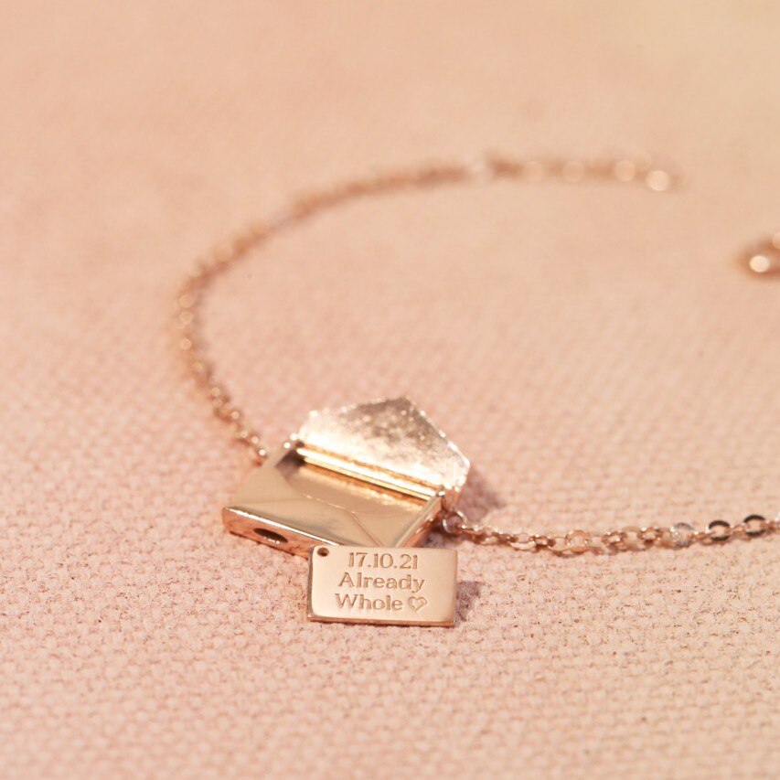 Giftofloves™ PERSONALIZED LOVE LETTER NECKLACE/KEY/BRACELET