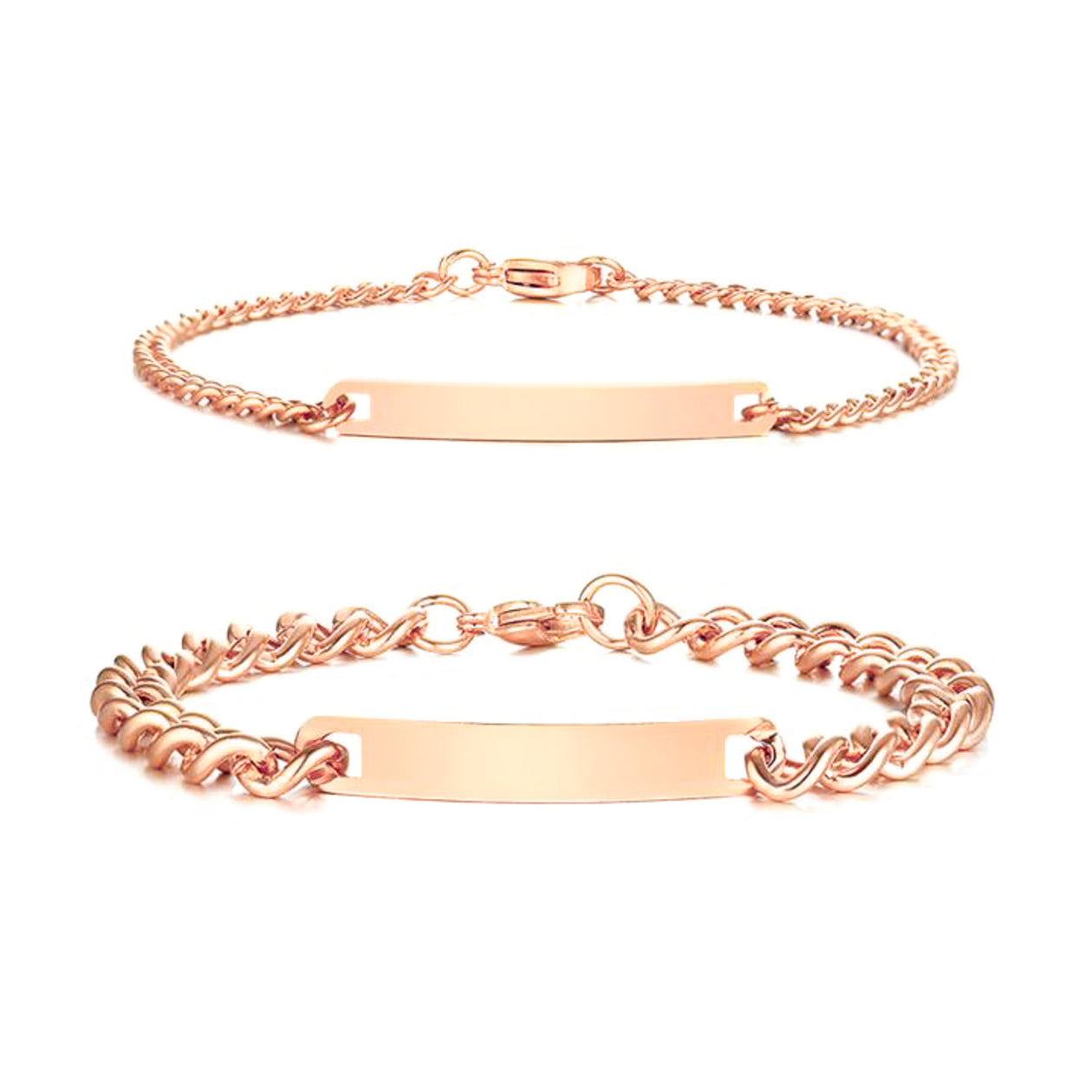 Giftofloves™ Engraved Love Couple Bracelets